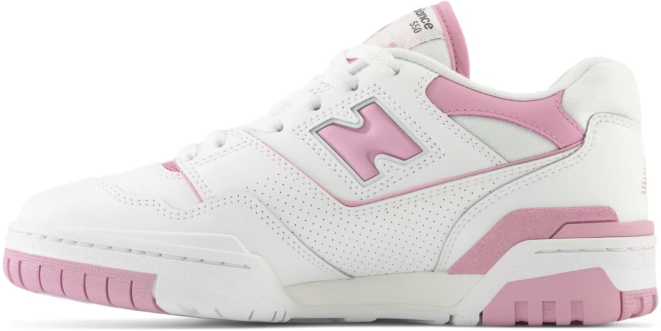 New Balance 550  White Bubblegum Pink