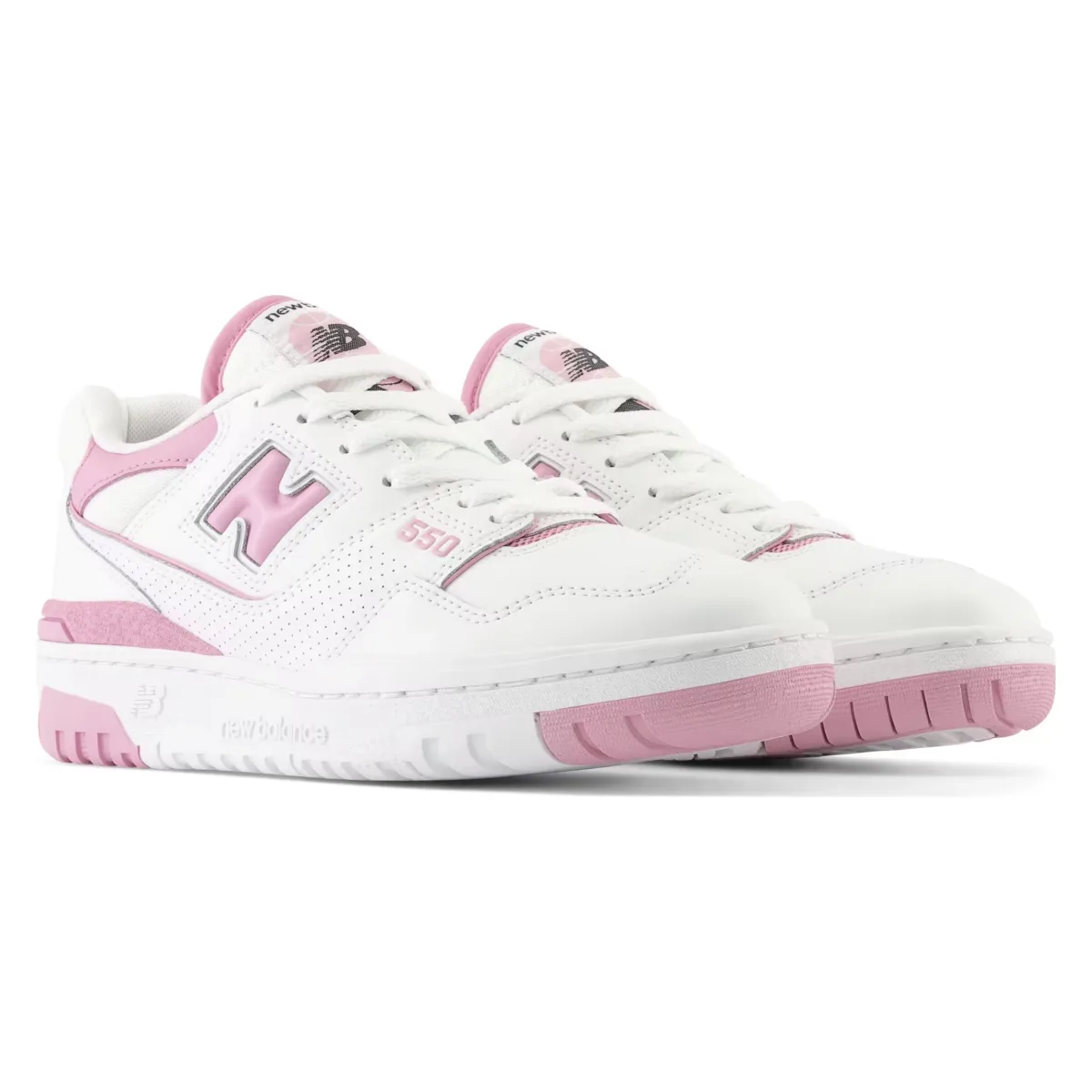 New Balance 550 White Bubblegum Pink