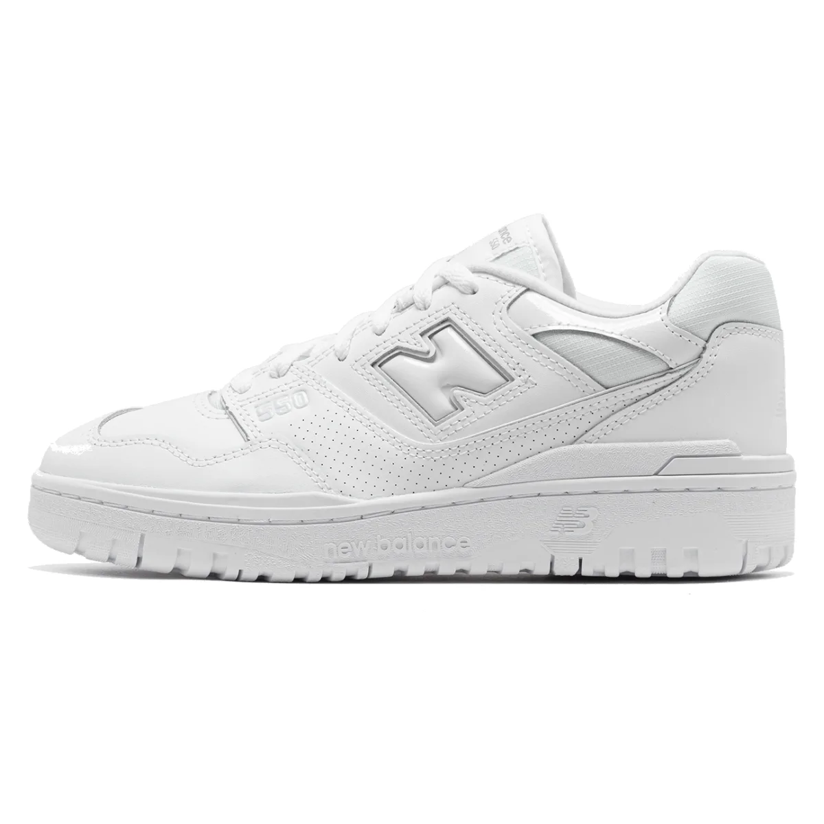 New Balance 550 Triple White Patent (Women's)