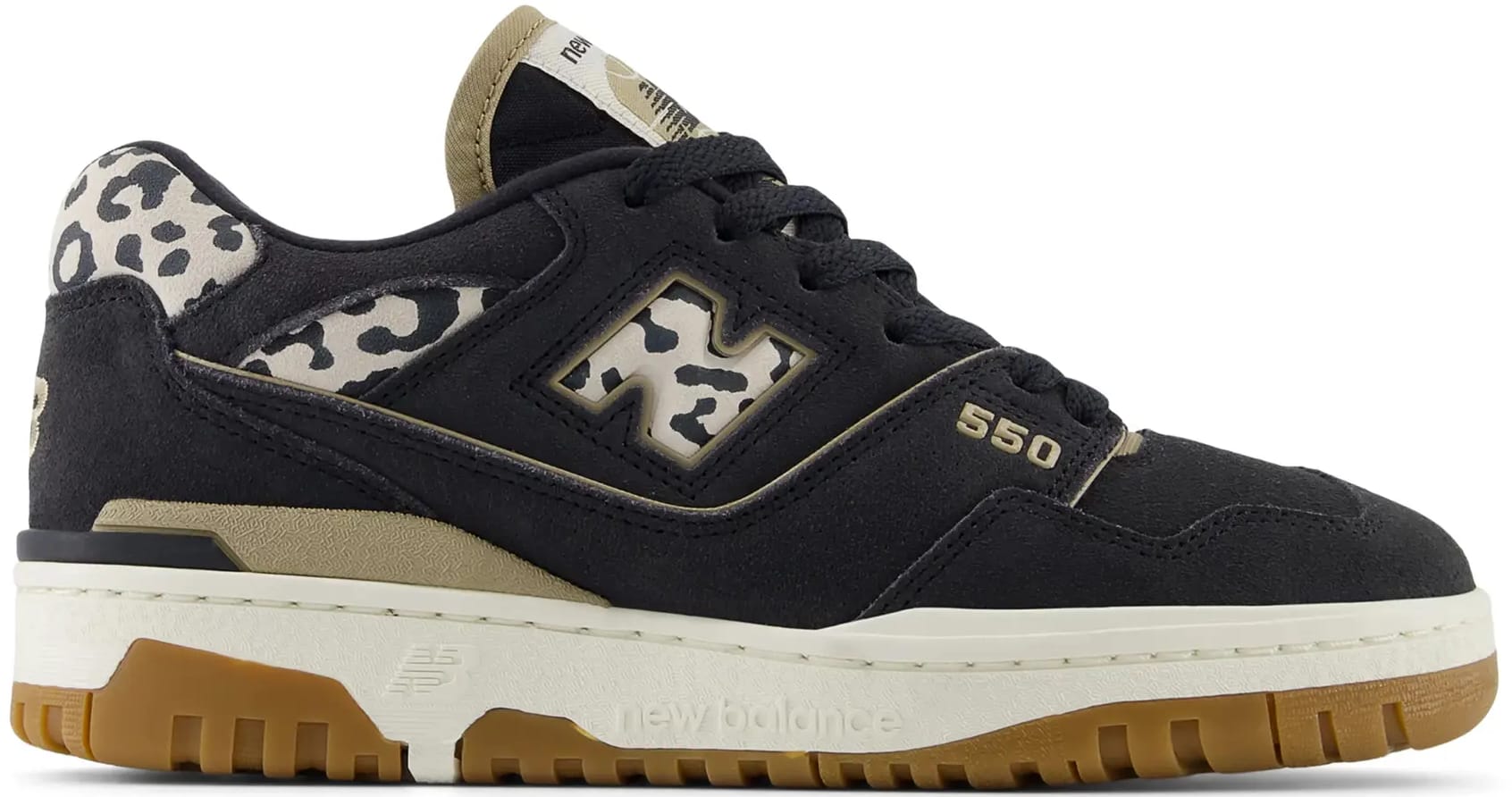 New Balance 550 Leopard "Phantom Black"