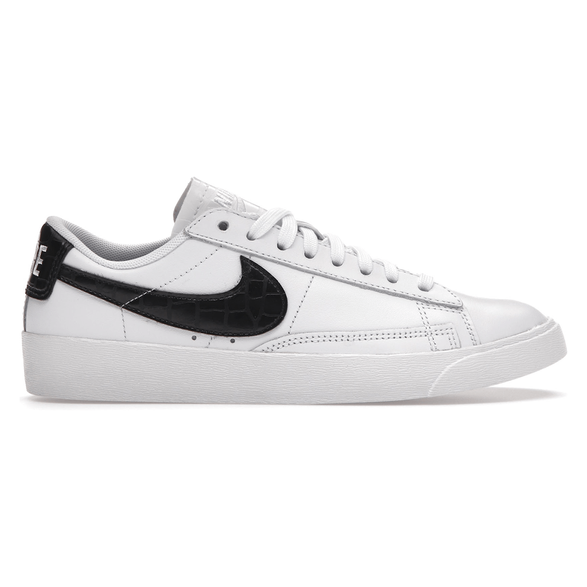 Nike Blazer Low White Black Croc (W)