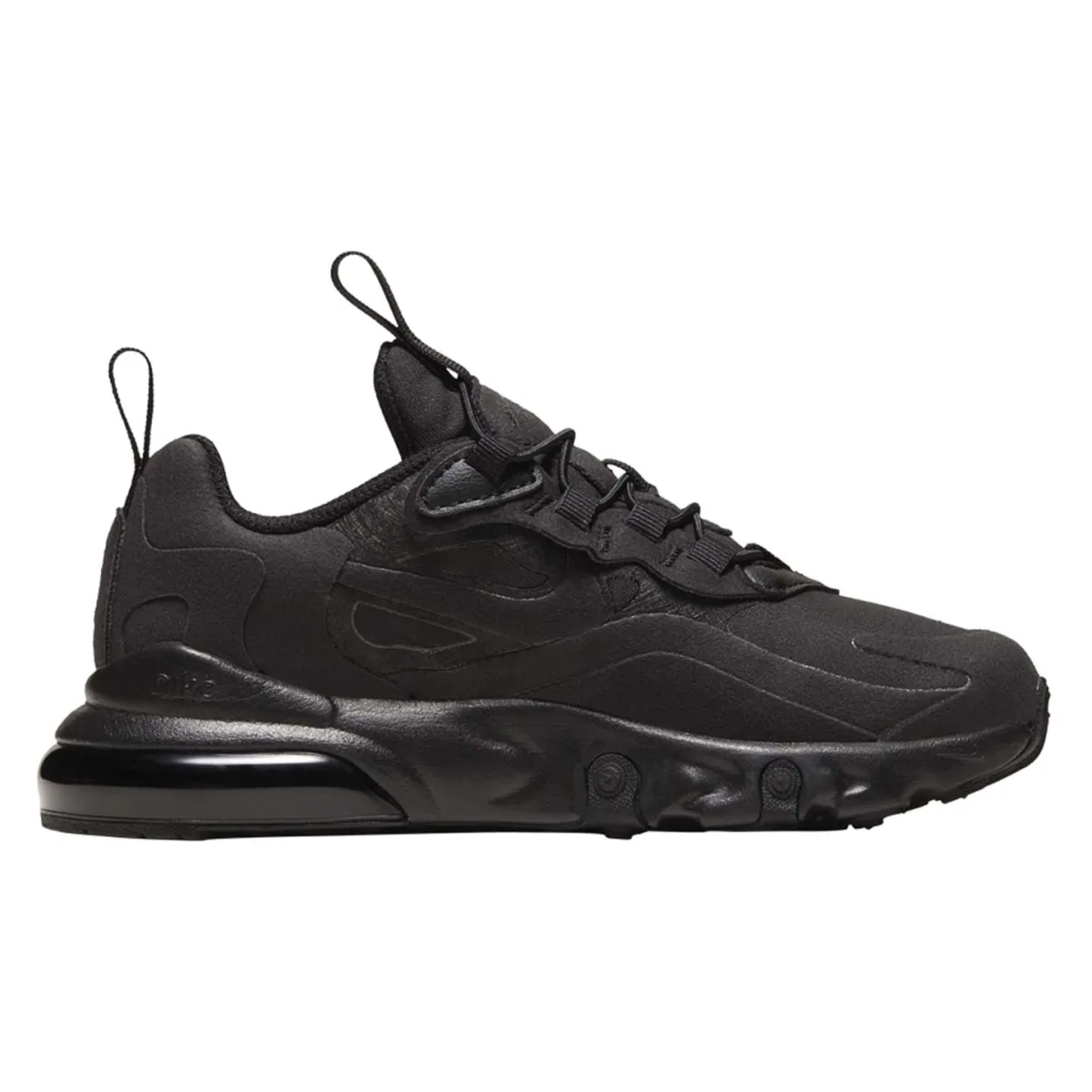 Nike Air Max 270 React Triple Black (PS)