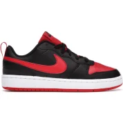 Nike Court Borough Low 2 Black University Red (GS)