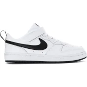 Nike Court Borough Low 2 White Black (PS)