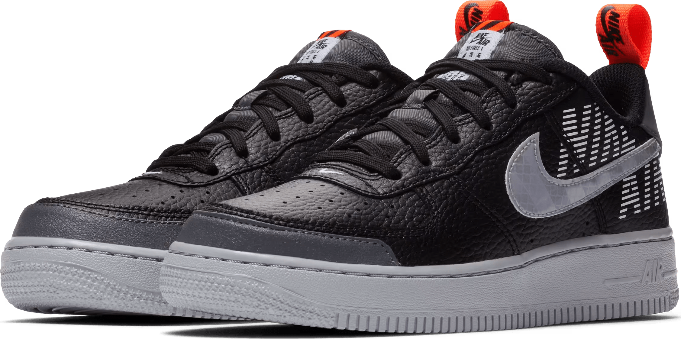 Nike Air Force 1 Low LV8 Under Construction Black (GS)