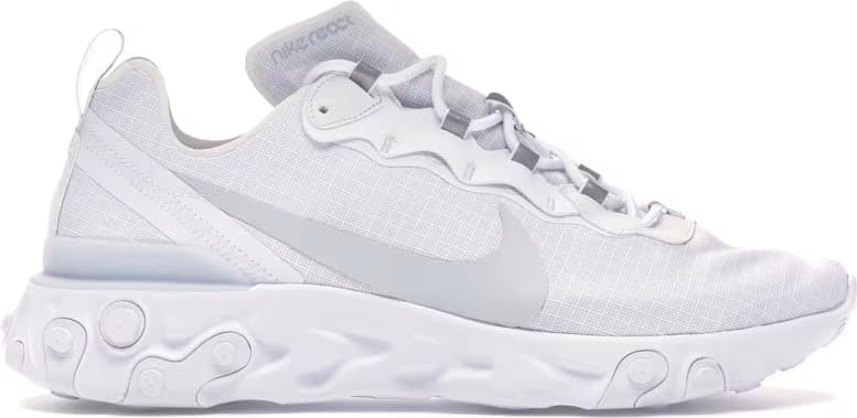 Nike React Element 55 White Pure Platinum