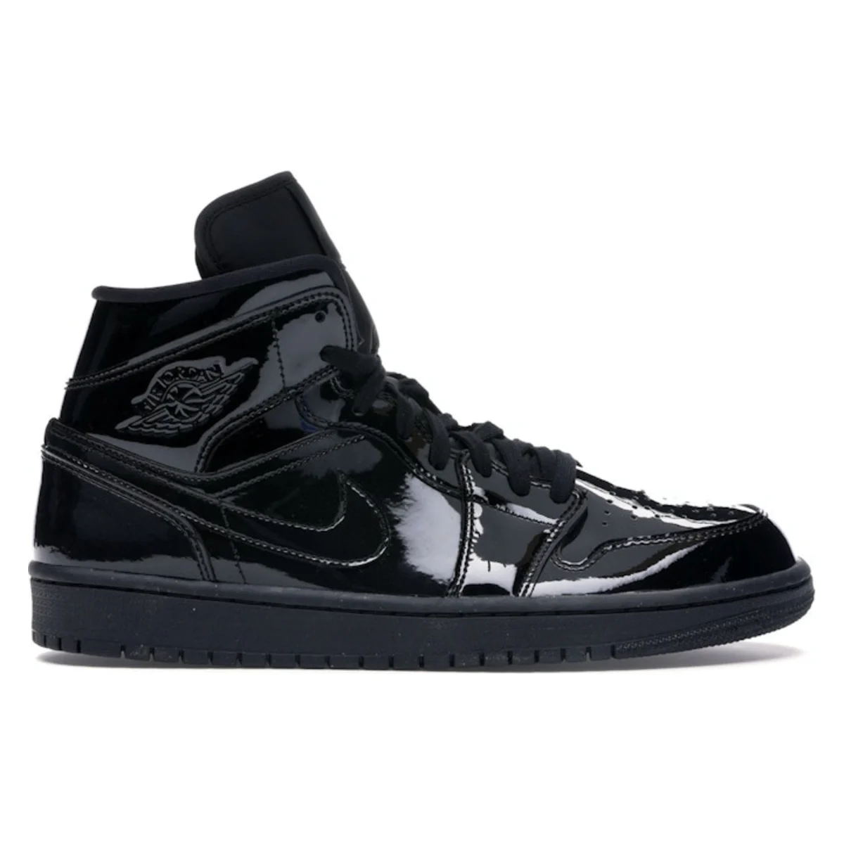 Jordan 1 Mid SE Triple Black Patent (Women's)