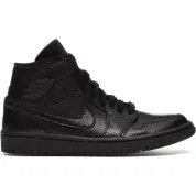 Air Jordan 1 WMNS Mid Black Snakeskin