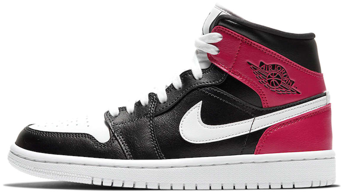 Air Jordan Nike AJ I 1 Womens Mid Noble Red