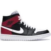 Air Jordan Nike AJ I 1 Womens Mid Noble Red