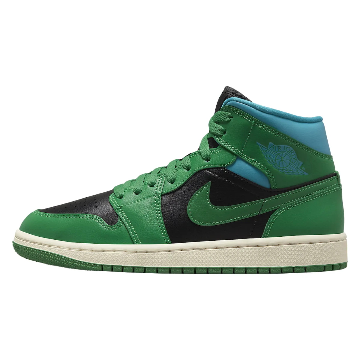 Air Jordan 1 Mid Wmns "Lucky Green"