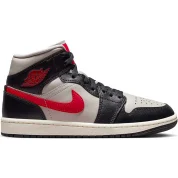 Air Jordan 1 Mid Wmns "Black College Grey"