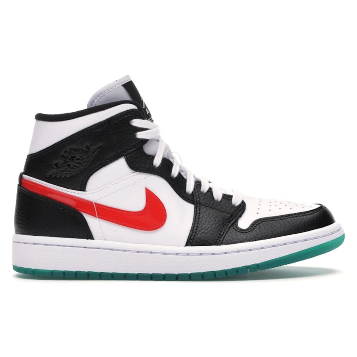 Air Jordan 1 WMNS Mid Alternate Swooshes Red Yellow