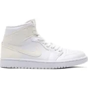 Air Jordan 1 WMNS Mid Triple White