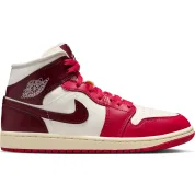 Air Jordan 1 Mid Wmns "Dark Team Red"