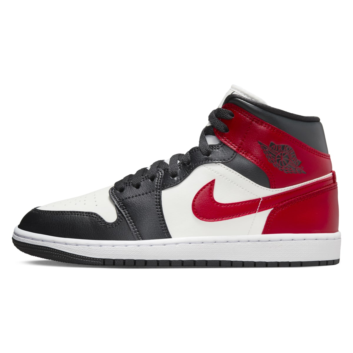 Air Jordan 1 Mid Wmns "Black Toe"