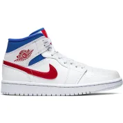 Air Jordan 1 Mid WMNS White Red Royal