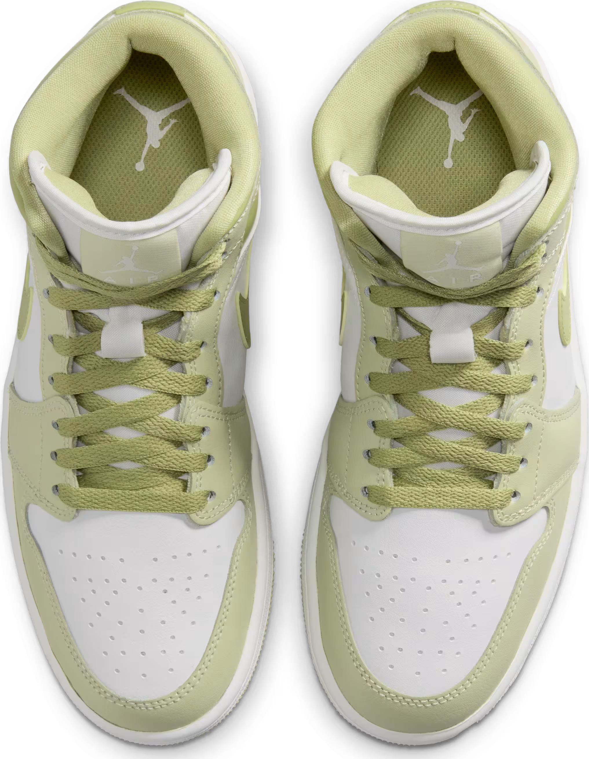 Air Jordan 1 Mid Wmns "Olive Aura Lawn"