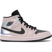 Air Jordan 1 WMNS Mid Dirty Powder Iridescent
