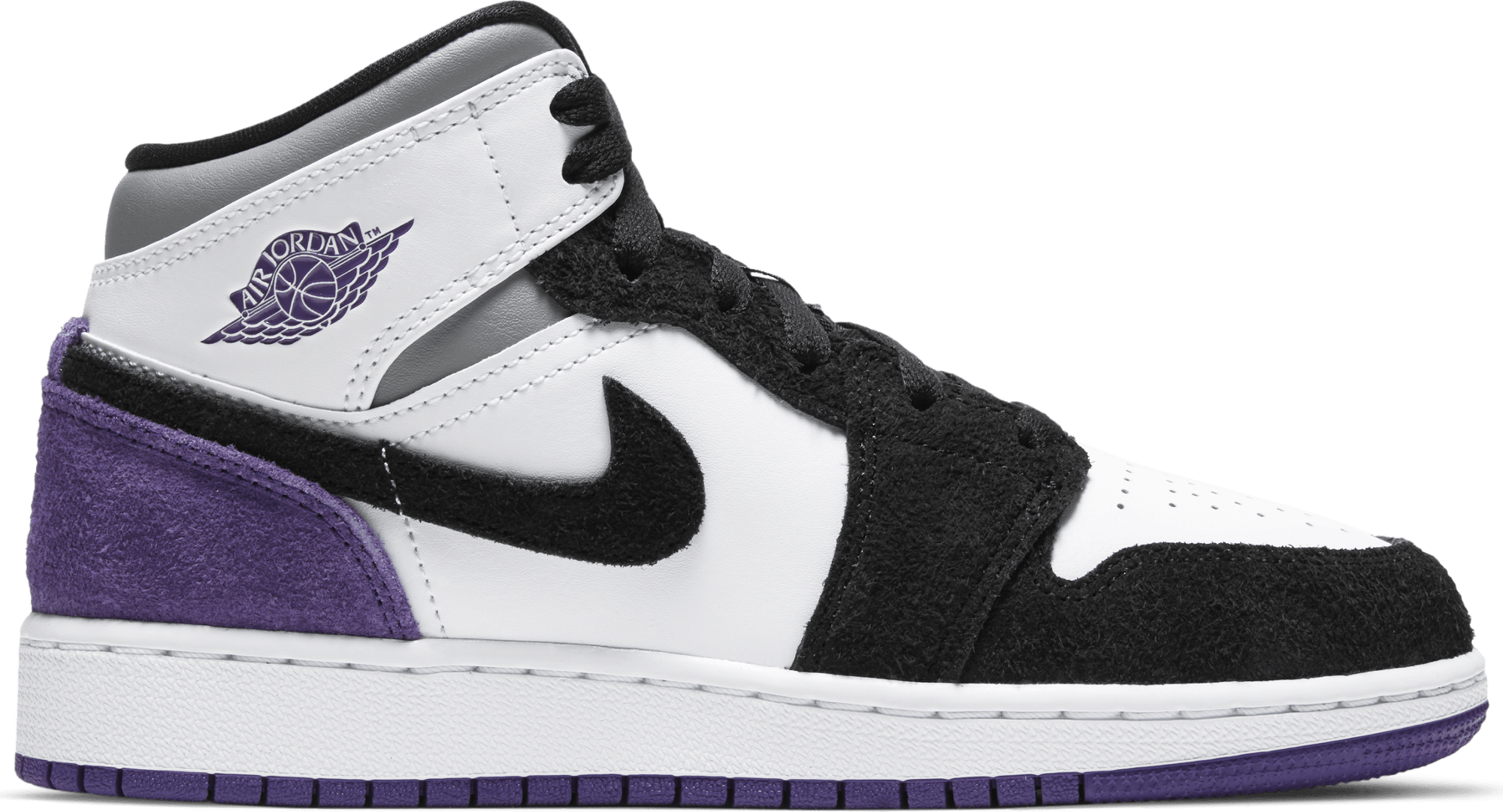 Air Jordan 1 Mid SE Purple (GS)
