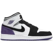 Air Jordan 1 Mid SE Purple (GS)