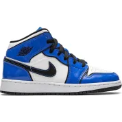 Air Jordan 1 Mid Signal Blue GS