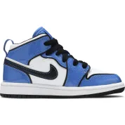 Jordan 1 Mid Signal Blue (PS)