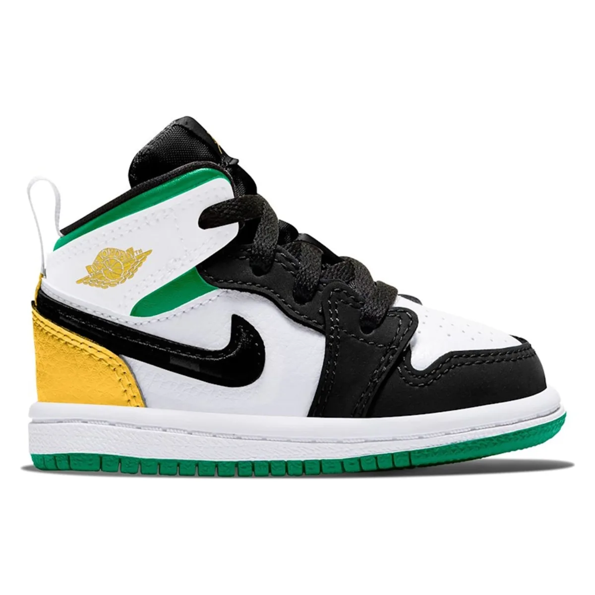 Air Jordan 1 Mid SE White Laser Orange Lucky Green (TD)