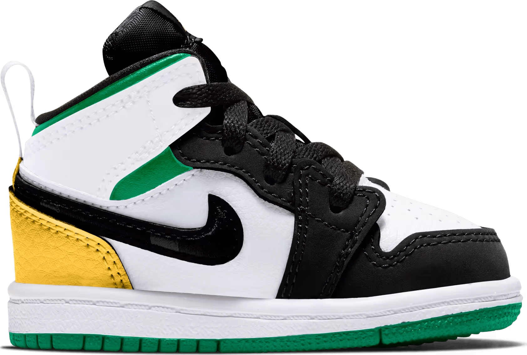 Air Jordan 1 Mid SE White Laser Orange Lucky Green (TD)