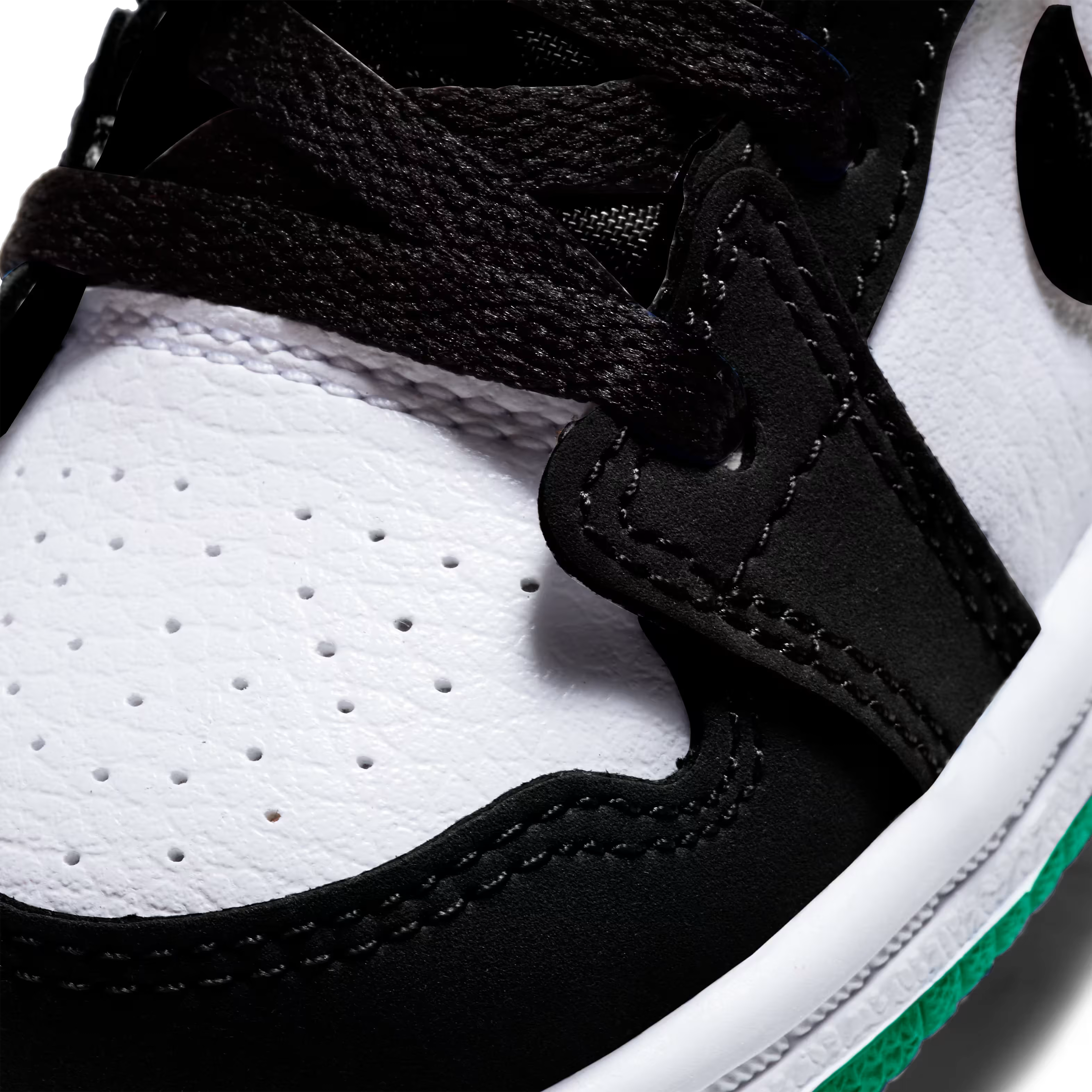 Air Jordan 1 Mid SE White Laser Orange Lucky Green (TD)