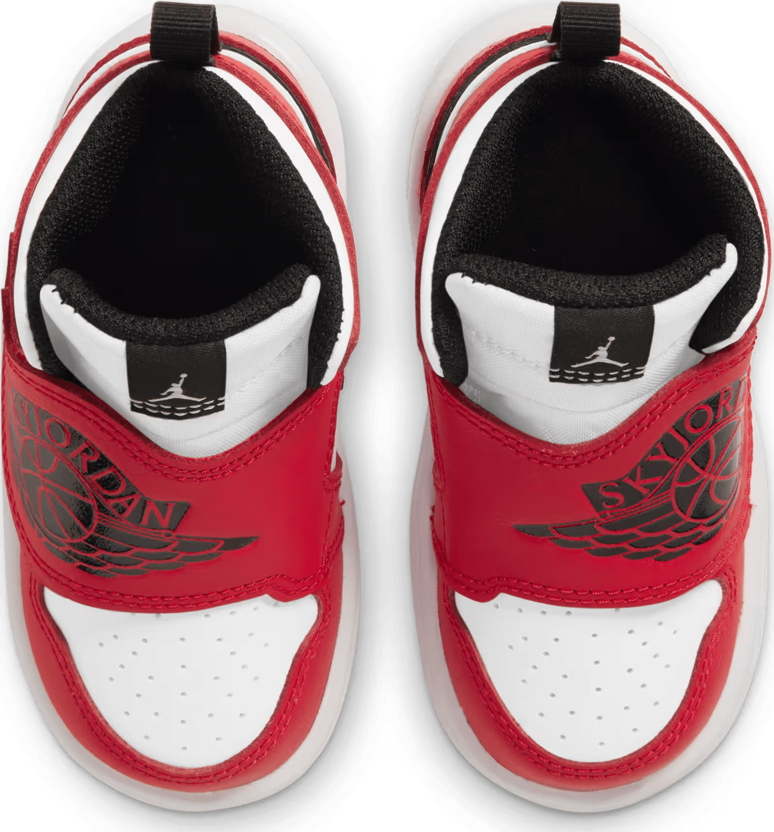 Sky Jordan 1 White Black University Red (TD)