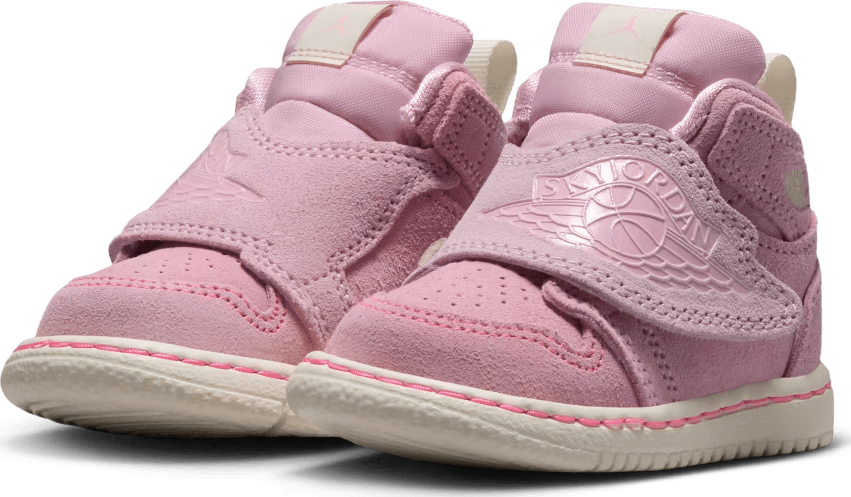 Sky Jordan 1 TD "Iced Carmine Pink Foam"