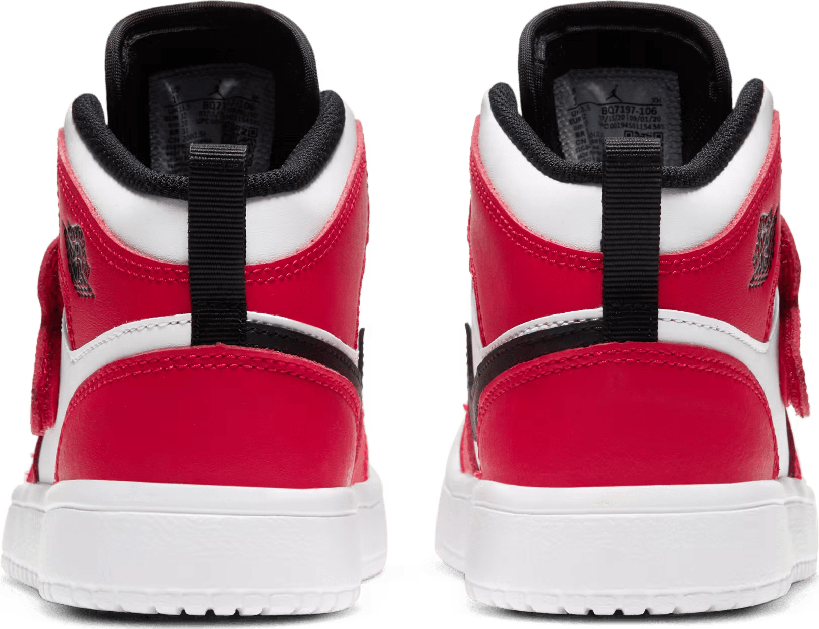 Sky Jordan 1 White Black University Red (PS)