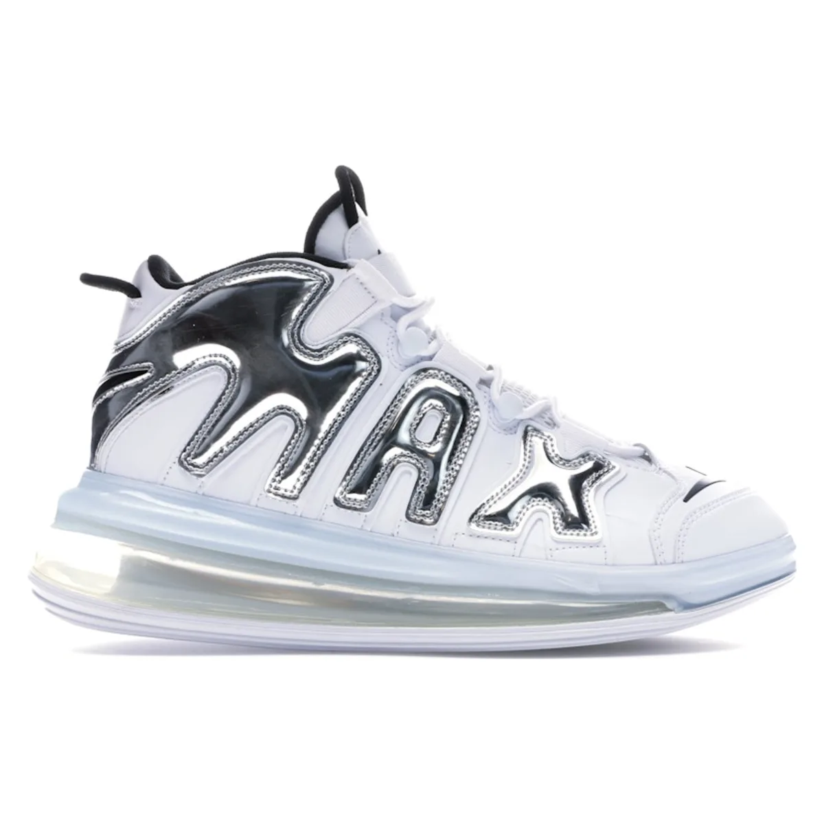 Nike Air More Uptempo 720 White Metallic Silver
