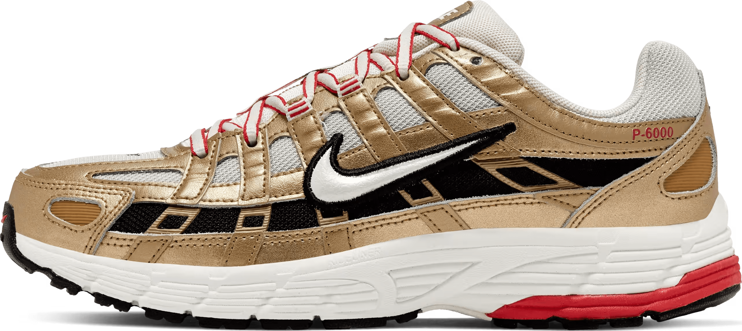 Nike P-6000 Wmns "White Metallic Gold"