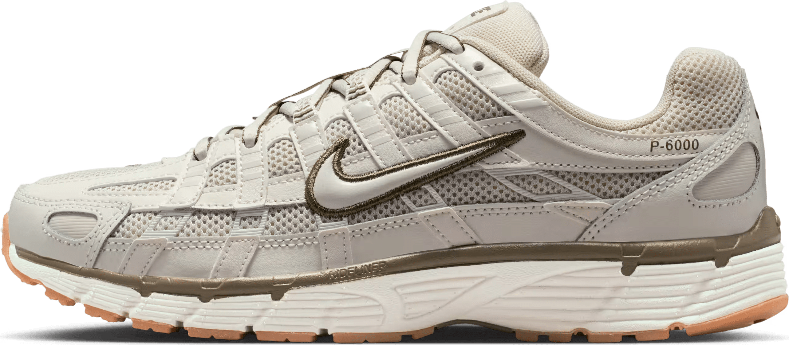 Nike P-6000 Light Bone Medium Olive Gum