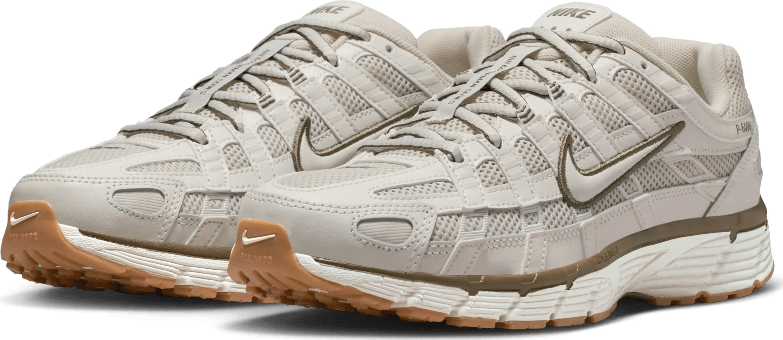 Nike P-6000 Light Bone Medium Olive Gum