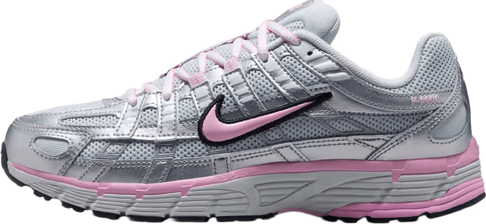 Nike P-6000 wmns "Pink Rise Metallic Silver"