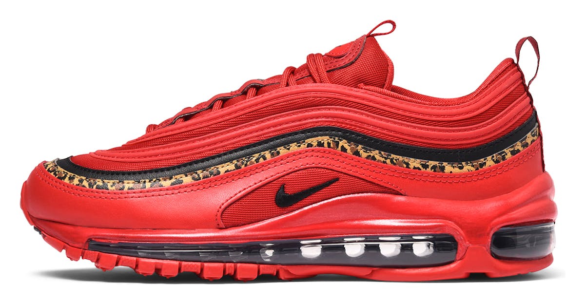 Nike Womens Air Max 97 Leopard Pack Red