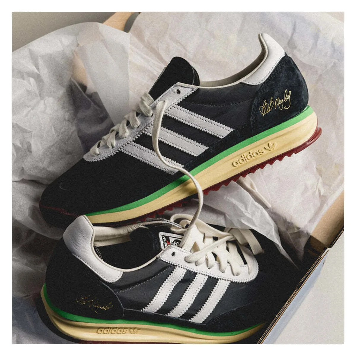 Bob Marley x Adidas SL 72 RS