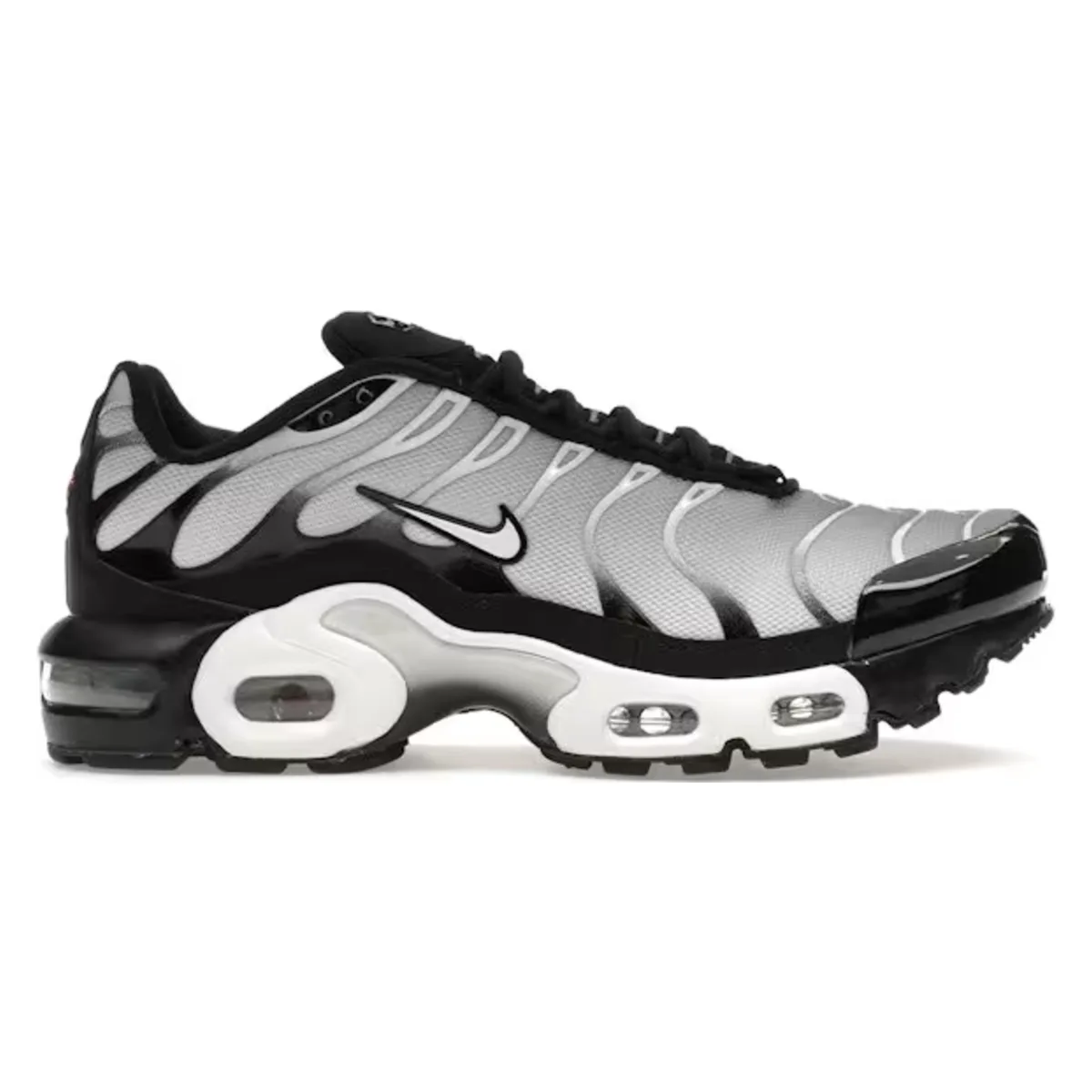 Nike Air Max Plus Black Metallic Silver White (GS)