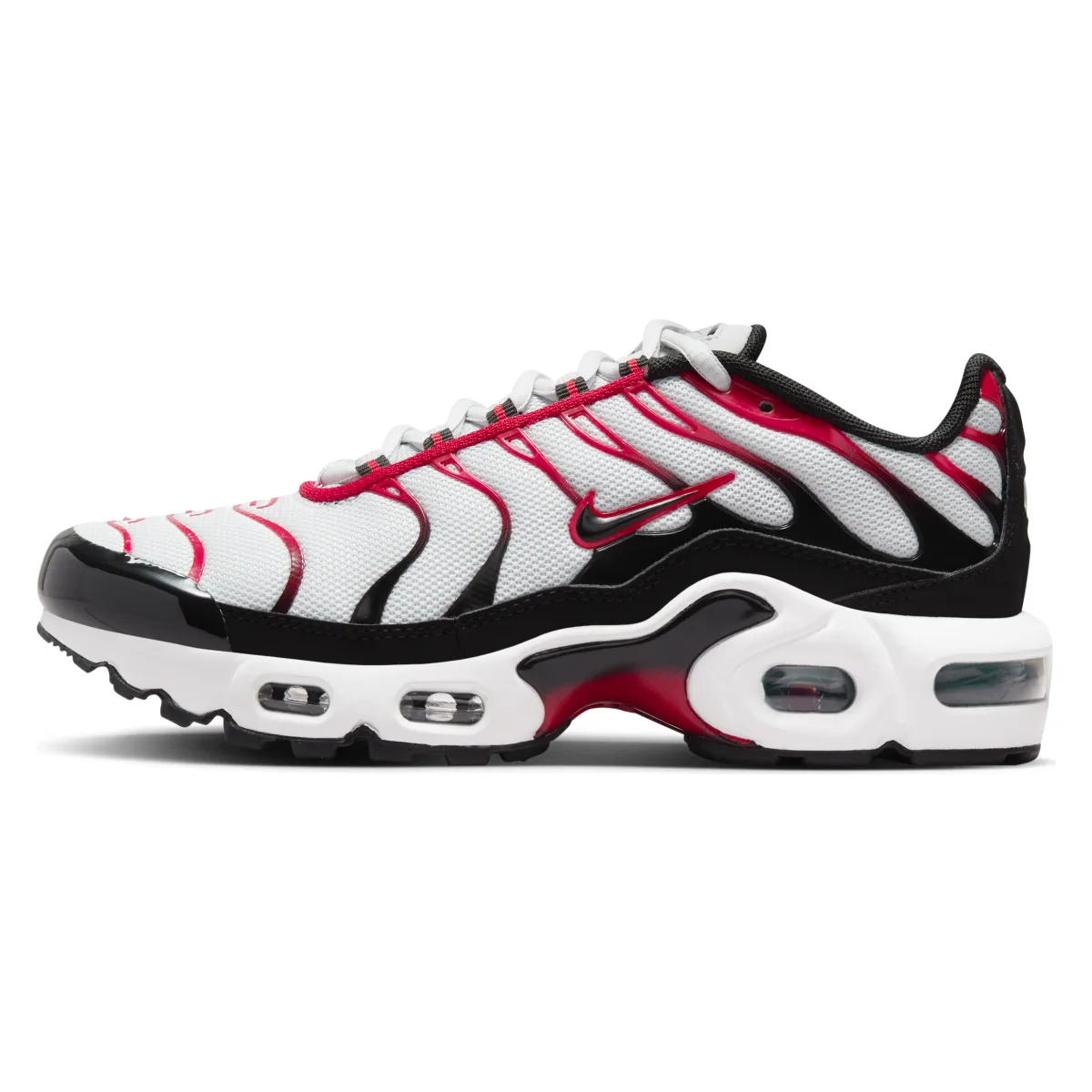 Nike Air Max Plus GS "Pure Platinum University Red"