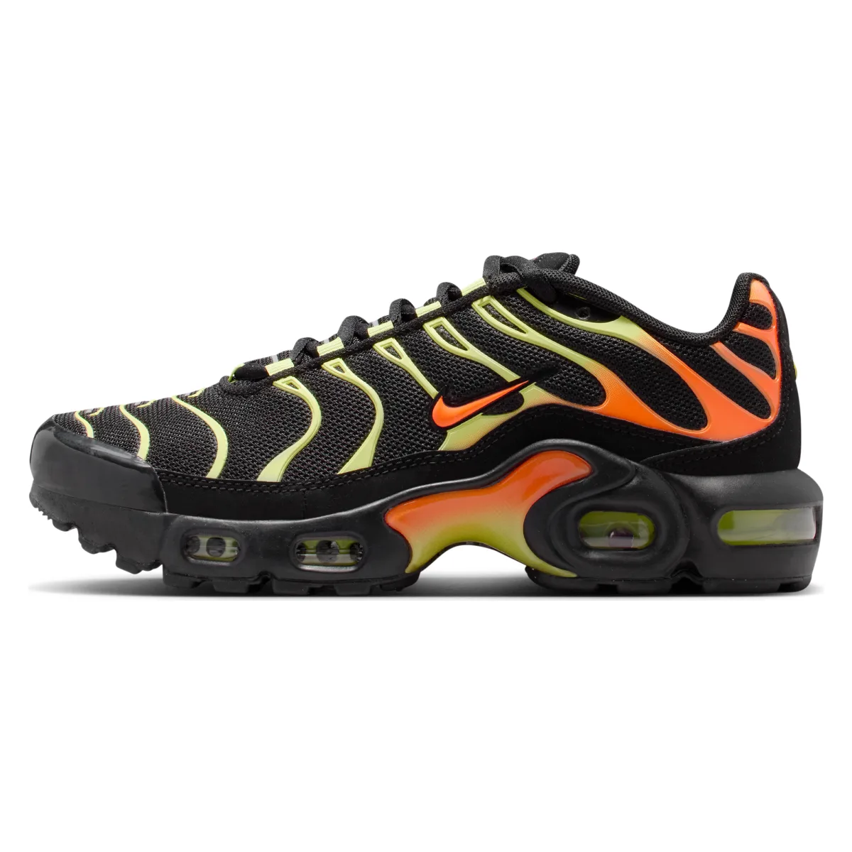 Nike Air Max Plus GS "Limelight Hyper Crimson"