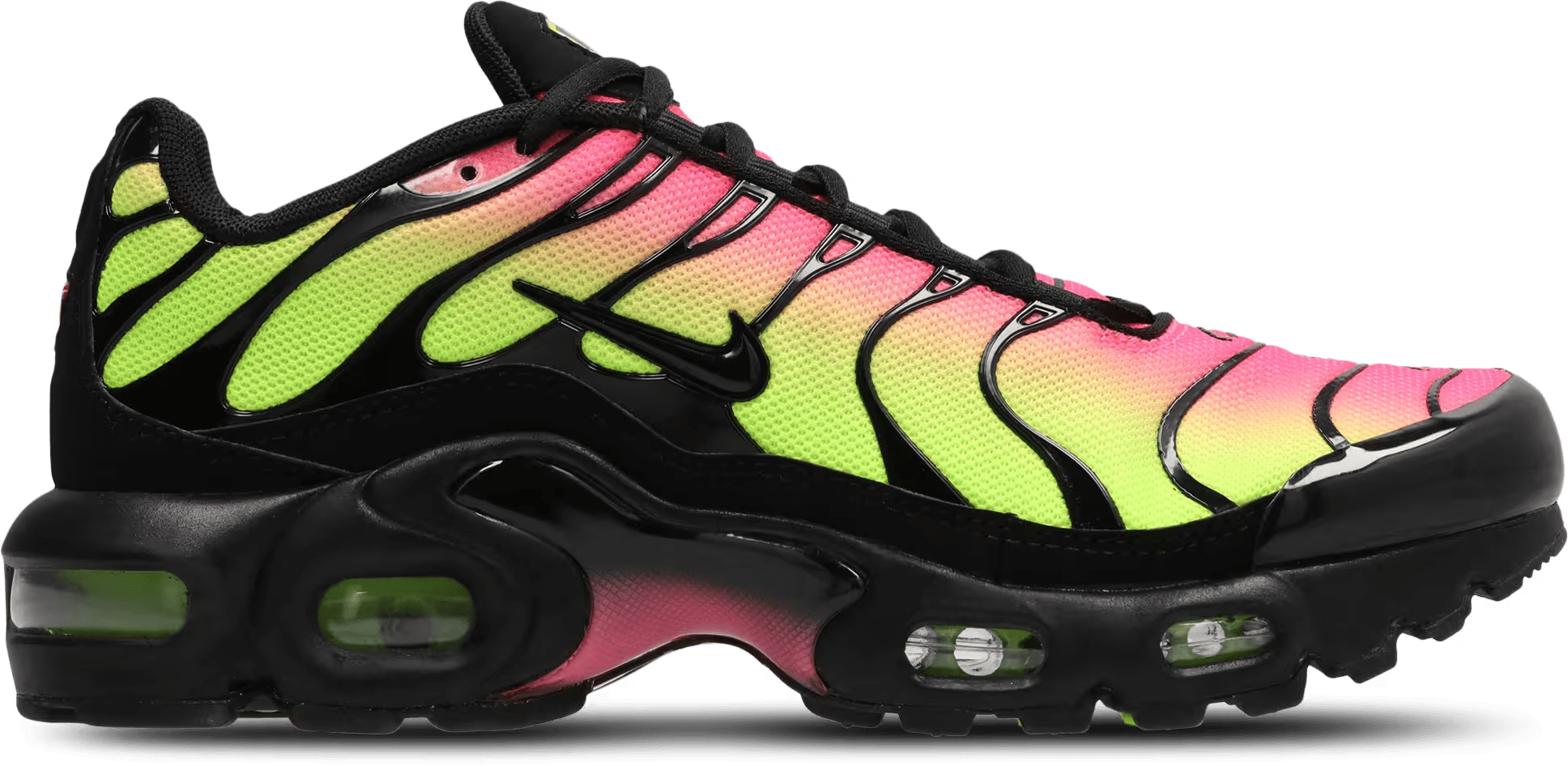 Nike Air Max Plus Black Hyper Pink Volt (GS)