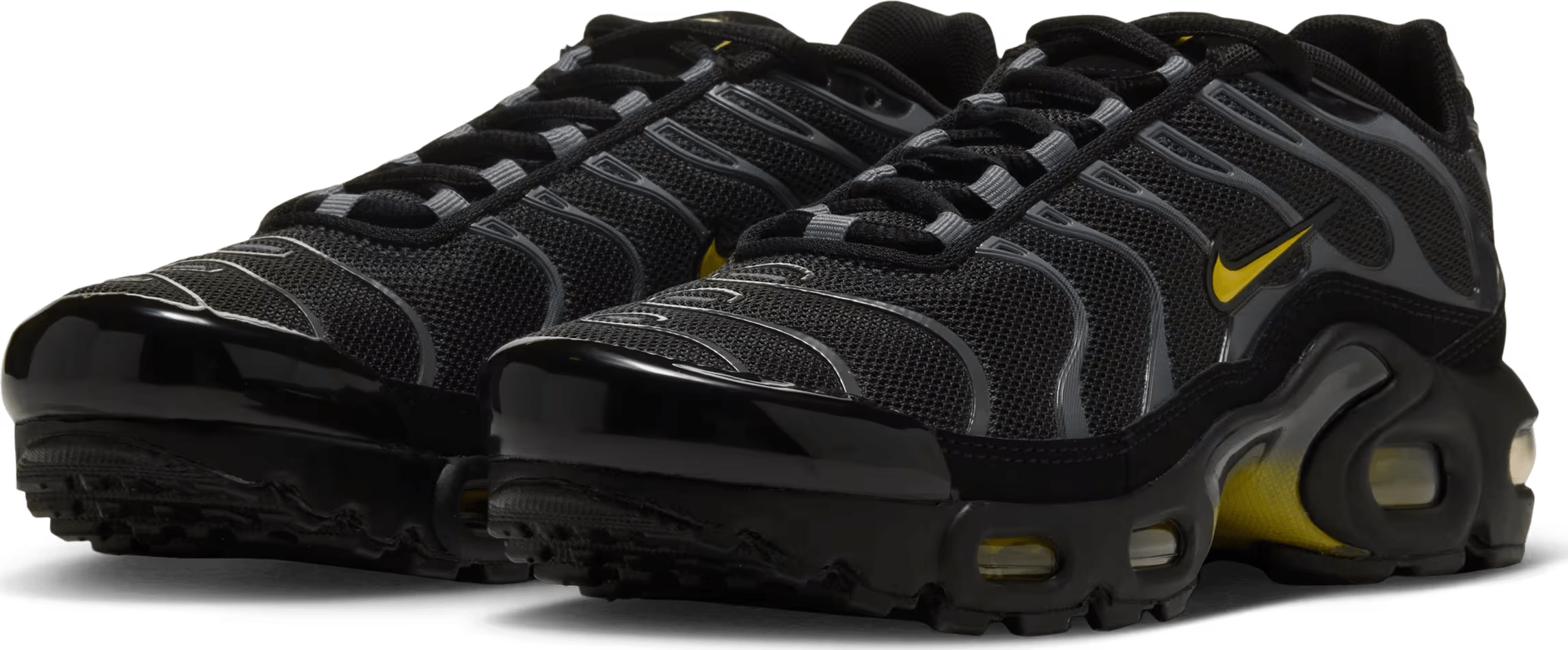 Nike Air Max Plus GS "Black Chrome Yellow"