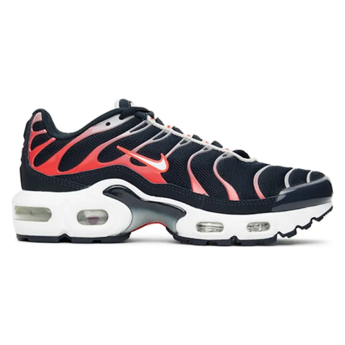 Nike Air Max Plus Dark Obsidian Bright Crimson (GS)