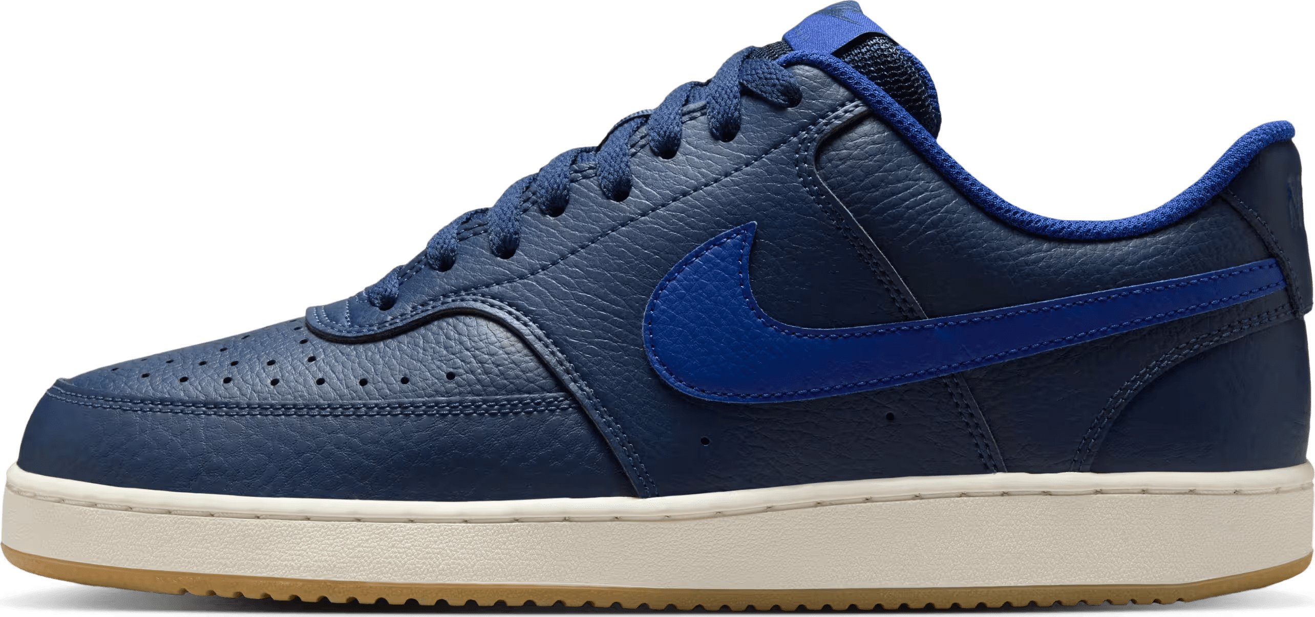 Nike Court Vision Low Midnight Navy Sail Gum Light Brown Deep Royal Blue