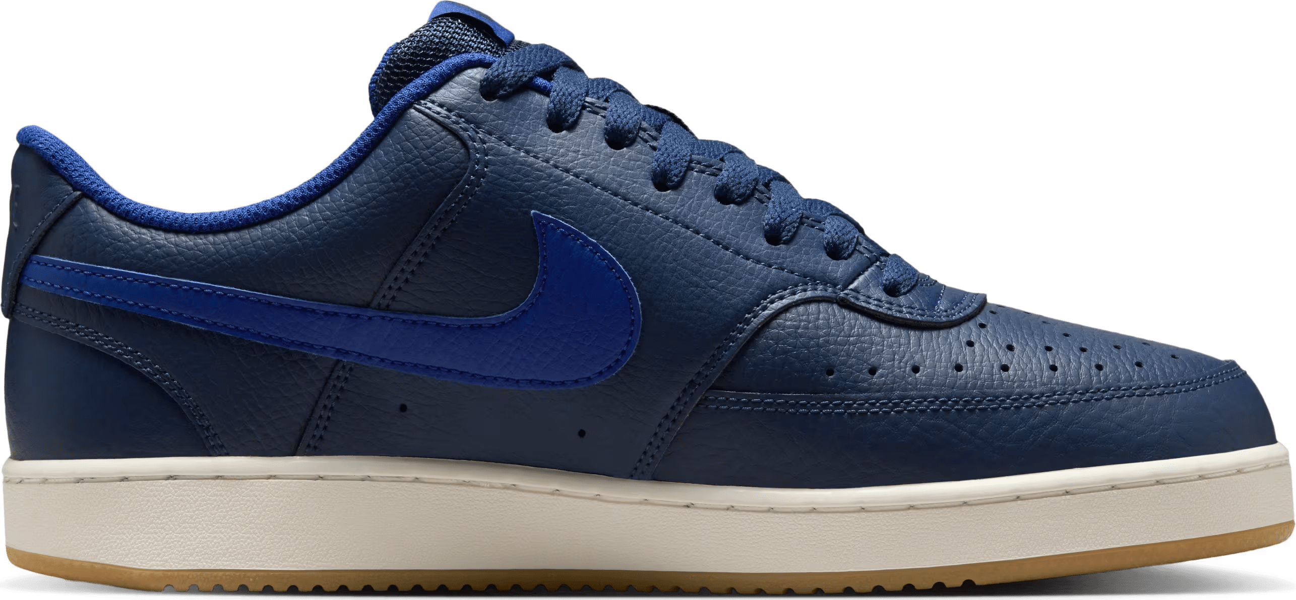 Nike Court Vision Low Midnight Navy Sail Gum Light Brown Deep Royal Blue