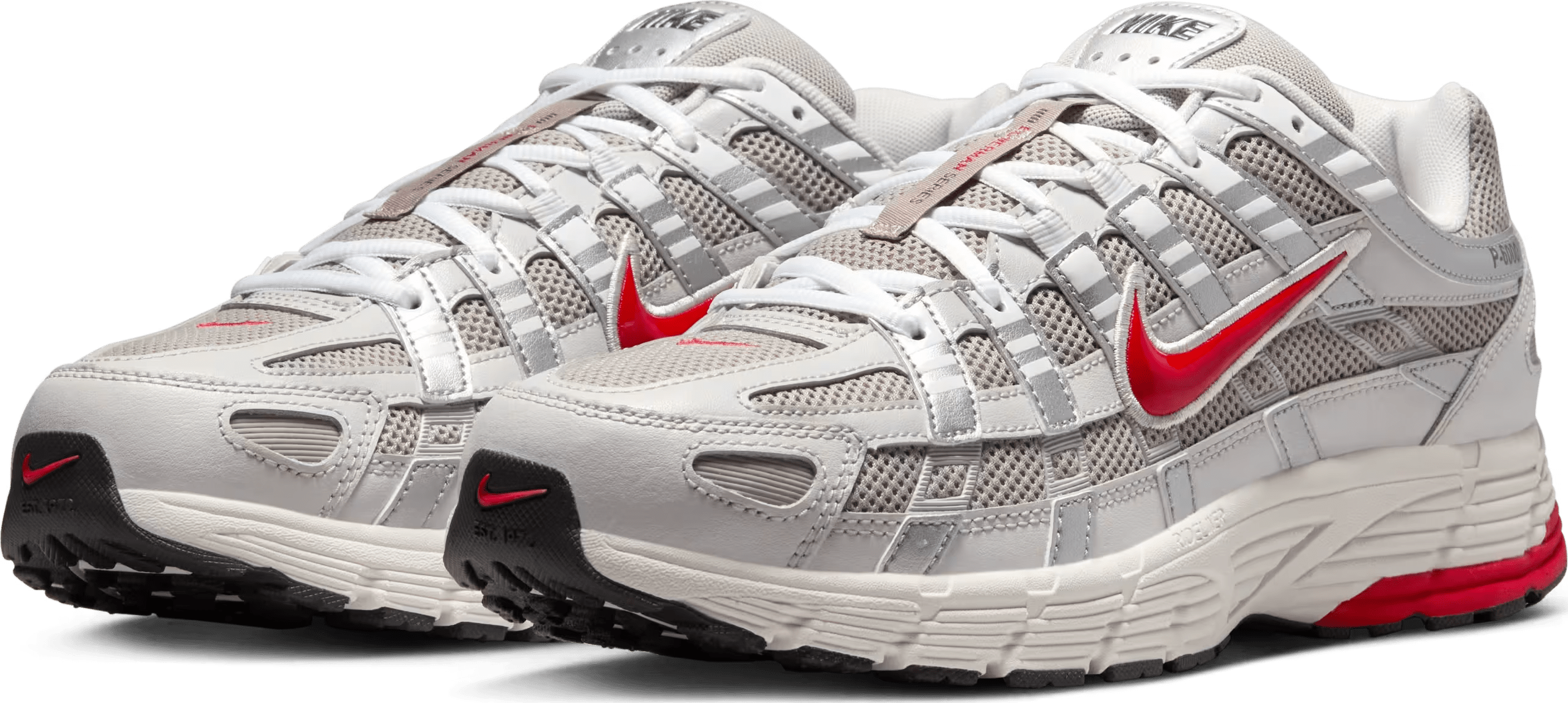 Nike P-6000 "Grey Fire Red"
