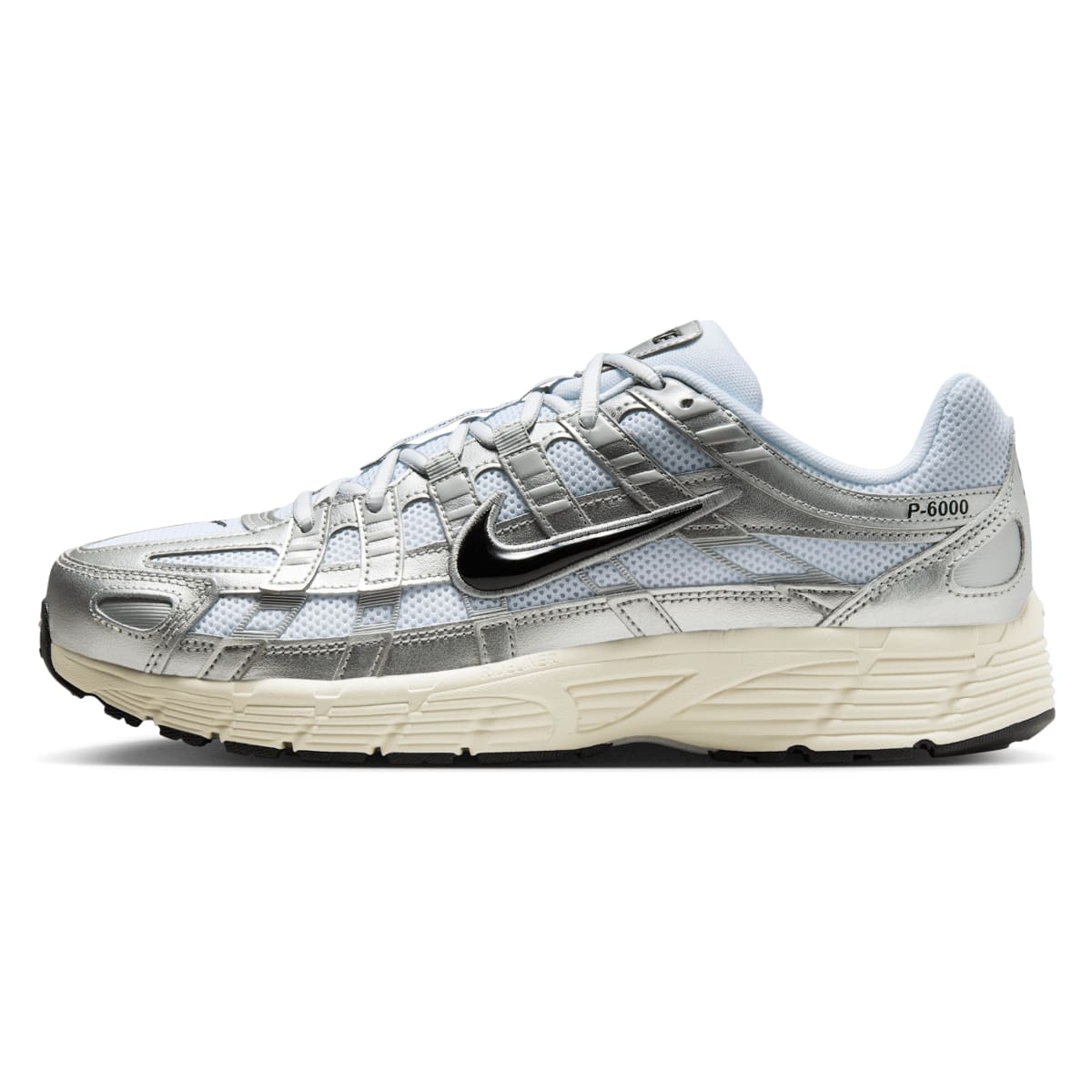 Nike P-6000 "White Metallic Silver Flat"